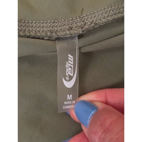 MTA Sports Two Piece Green Floral Matching Athletic Wear Set Sports bra M - Picture 7 of 7